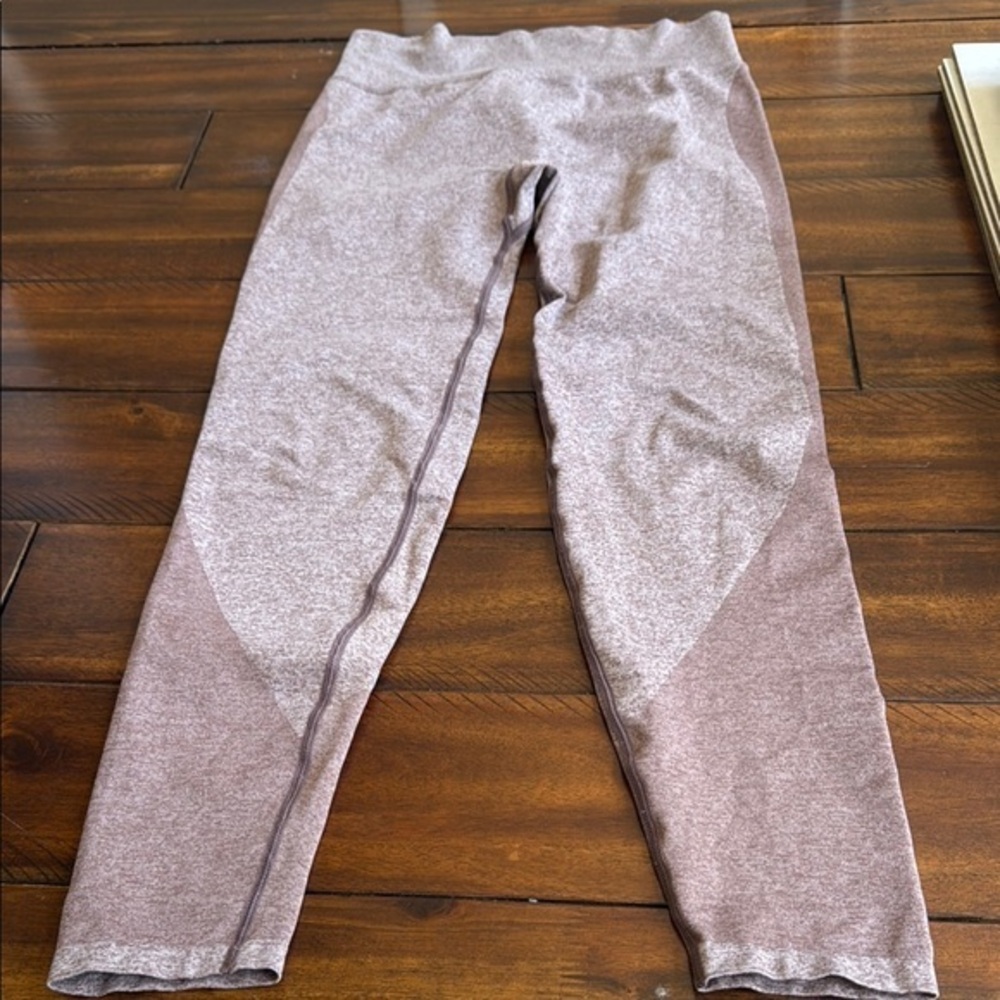 Pink Stylish Heathered Leggings